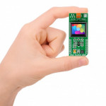 Vue détaillée du bouton avec écran OLED Switch click MIKROE-2449 Vue détaillée du bouton avec écran OLED Switch click MIKROE-2449