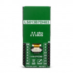 Vue arrière de l'afficheur faible consommation LCD Mono Click MIKROE-3789 Vue arrière de l'afficheur faible consommation LCD Mono Click MIKROE-3789