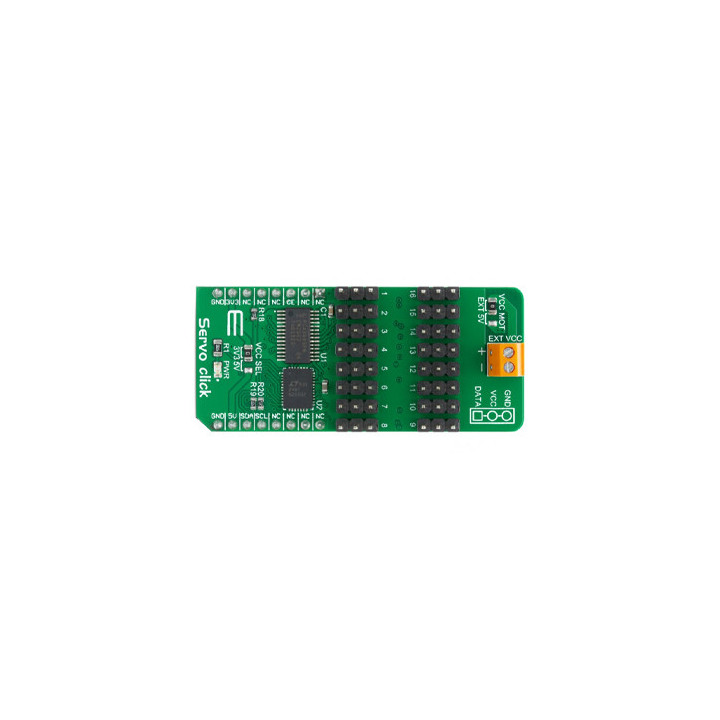 Module de pilotage de servomoteurs Servo Click MIKROE-3133