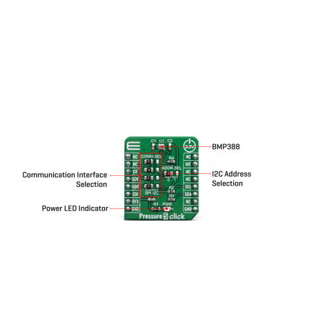 Détail du capteur de pression Pressure 5 Click MIKROE-3566