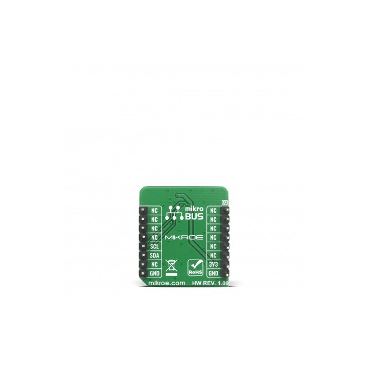 Vue arrière du capteur de pression barométrique Altitude 4 Click MIKROE-3328