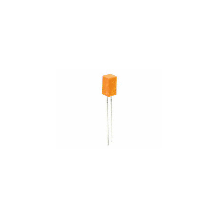 Led orange carrée 5 mm L-1553YDT