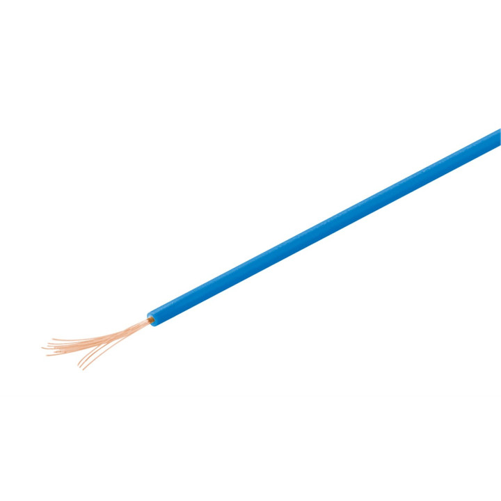 Bobine de fil de câblage multibrin bleu  - 2