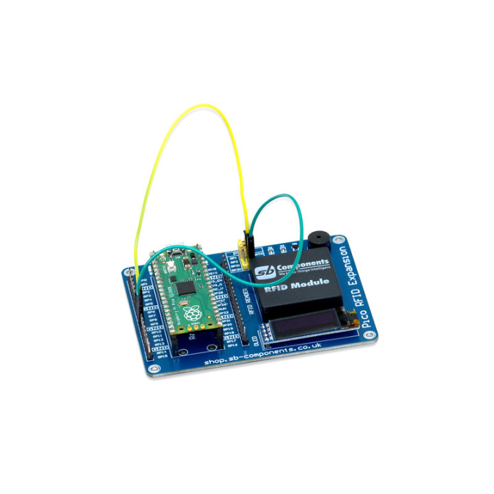 Exemple d'utilisation de la platine d'extension RFID avec une Raspberry Pi Pico