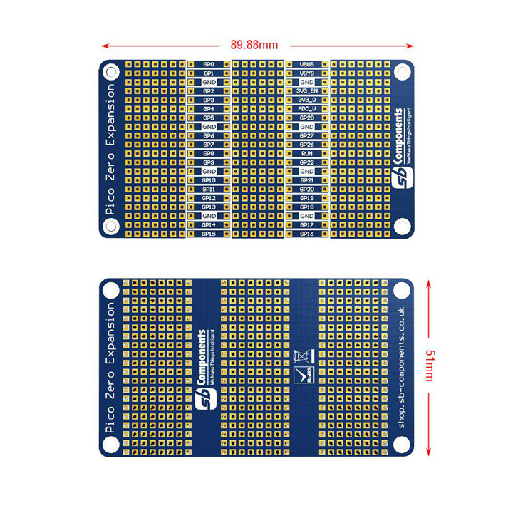 Extension ZERO pour Raspberry Pi Pico  - 2