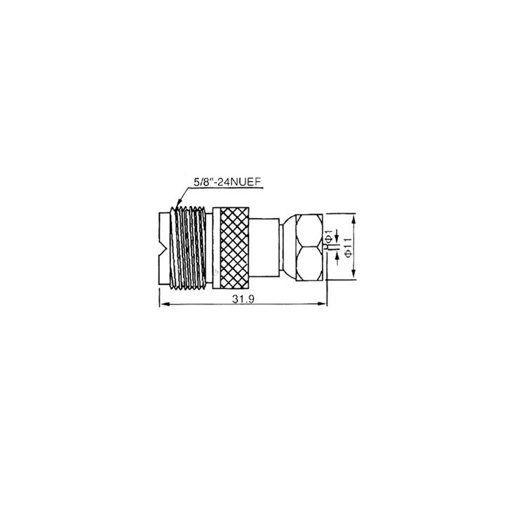 Adaptateur F mâle - PL femelle  - 2