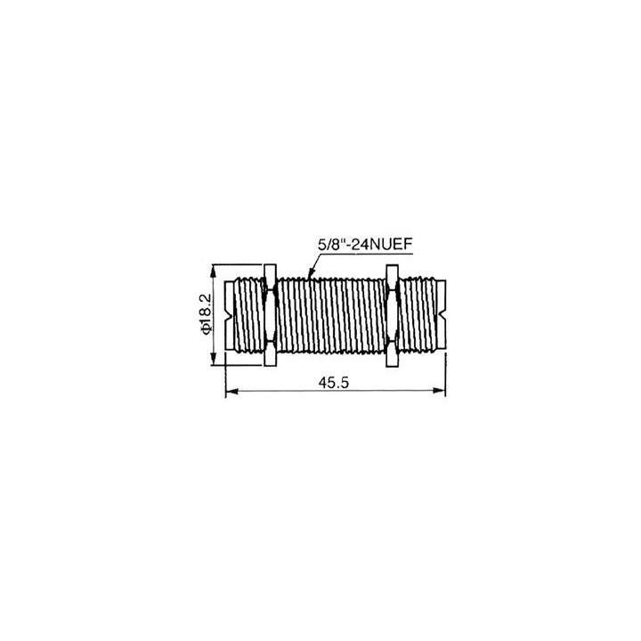Adaptateur PL femelle - PL femelle  - 2