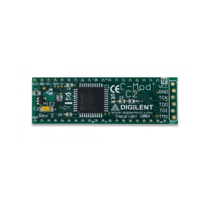 Vue de dessus  du module Digilent CPLD Cmod C2