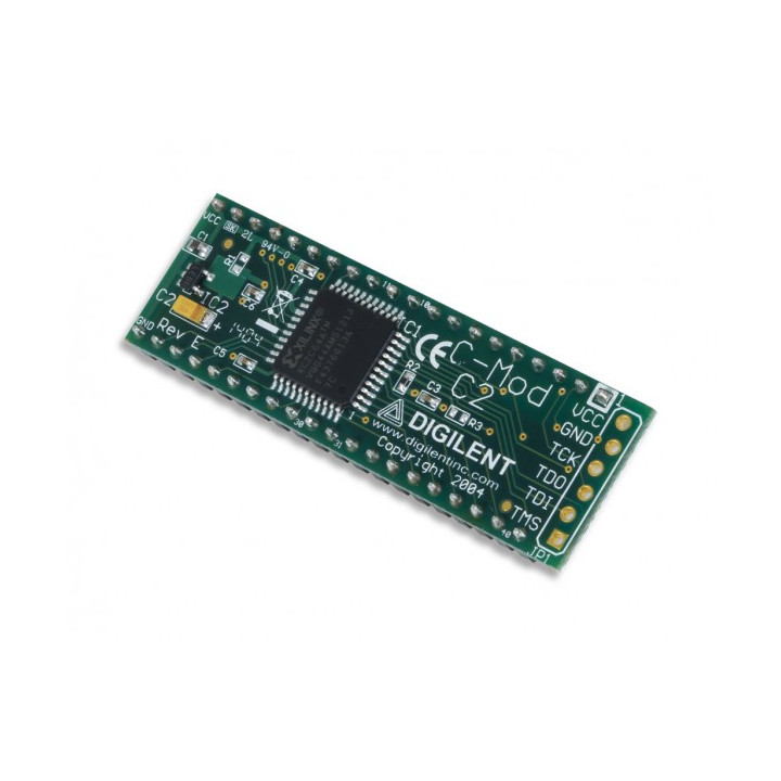 Vue de côté  du module Digilent CPLD Cmod C2