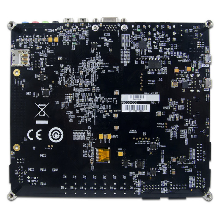 Vue arrière de la platine Digilent Genesys 2 Kintex-7