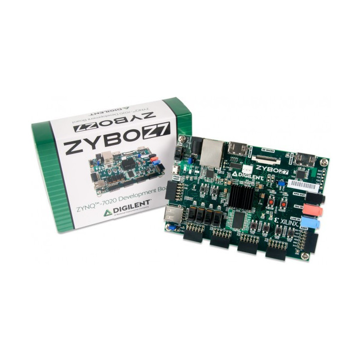 La platine Zybo Z7 et son emaballage