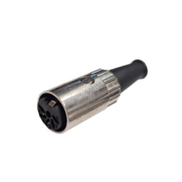 Connecteur DIN métal femelle 6 broches
