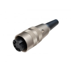 Connecteur DIN métal femelle 5 broches - 1