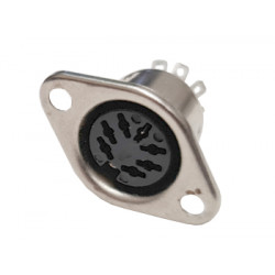 Connecteur DIN femelle 7 broches châssis - 1