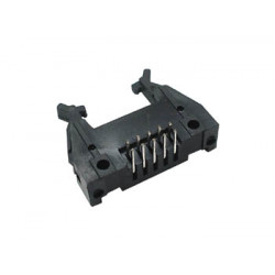 Connecteur HE10 coudé - 10 broches - 1