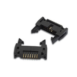 Connecteur HE10 droit - 14 broches  - 1