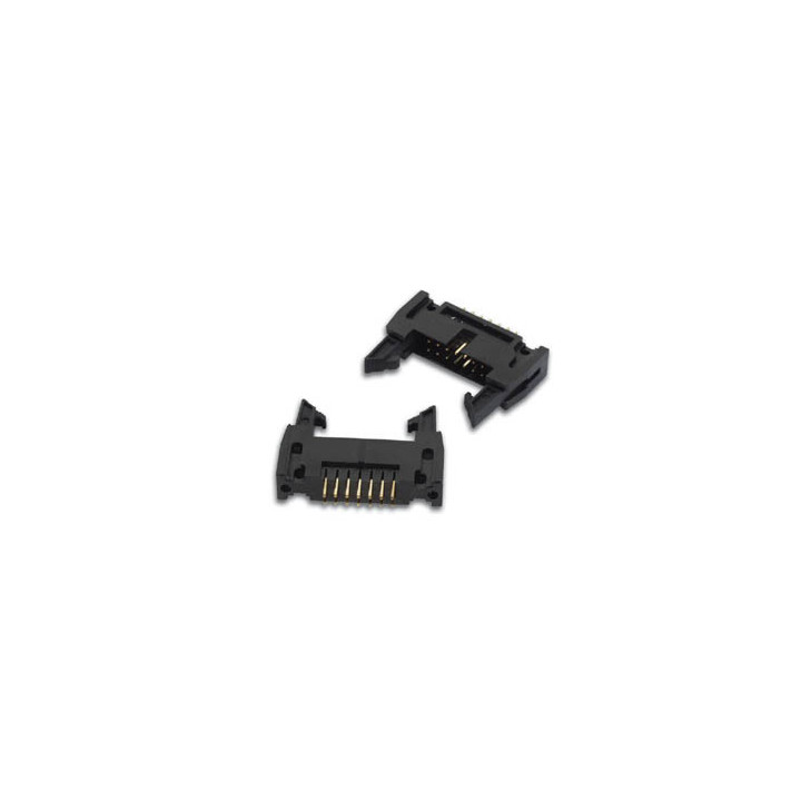 Connecteur HE10 droit - 14 broches  - 1