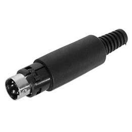 Connecteur mini-DIN mâle 3 broches  - 1
