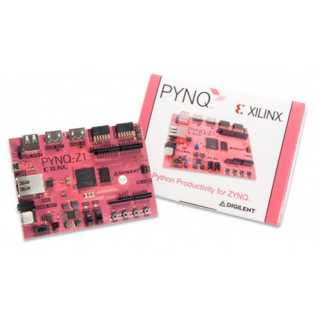 La platine PYNQ-Z1 Board - Python et son emaballage La platine PYNQ-Z1 Board - Python et son emaballage