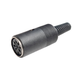 Connecteur DIN femelle 8 broches  - 1