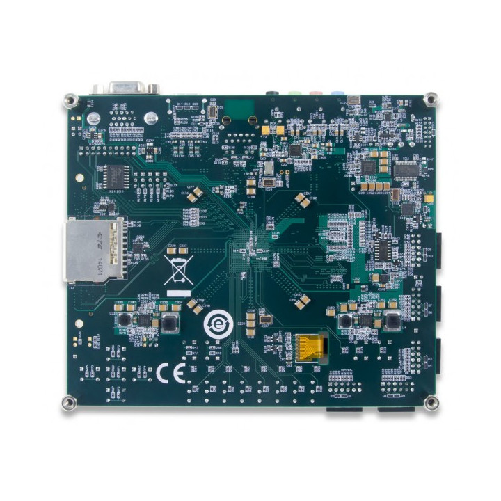 Vue arrière de la platine ZedBoard Zynq-7000 ARM/FPGA SoC