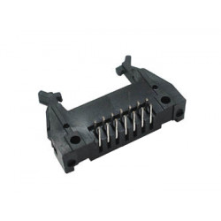 Connecteur HE10 coudé - 14 broches - 1