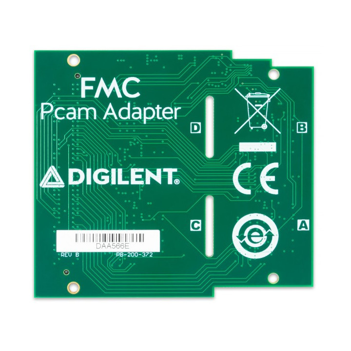 Vue arrière du module adaptateur FMC - Pcam