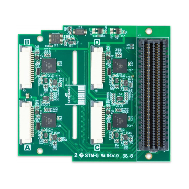 Vue avant du module adaptateur FMC - Pcam