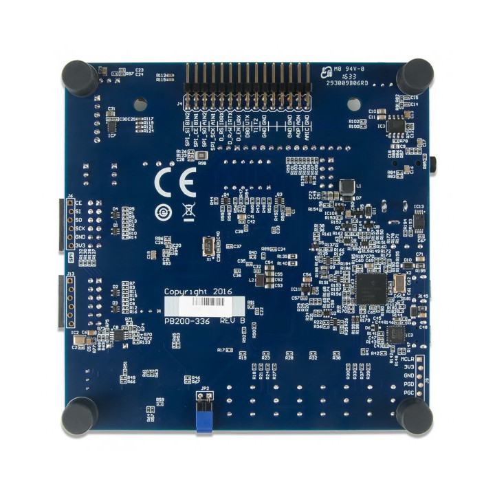Vue arrière de la platine Basys MX3 PIC32MX Trainer Board