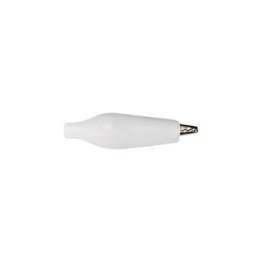 Pince crocodile 27 mm à souder - blanc  - 1