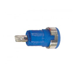 Douille de sécurité isolée 4 mm - bleu - 1