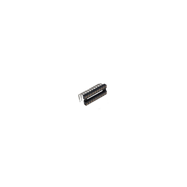 Support coudé pour circuit intégré 20 broches  - 1