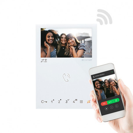 Kit portier vidéo à 2 fils Wi-Fi - 2 Kit portier vidéo à 2 fils Wi-Fi - 2
