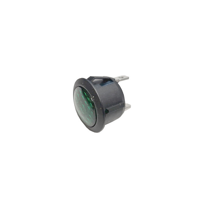 Voyant rond vert 20 mm 230V  - 1