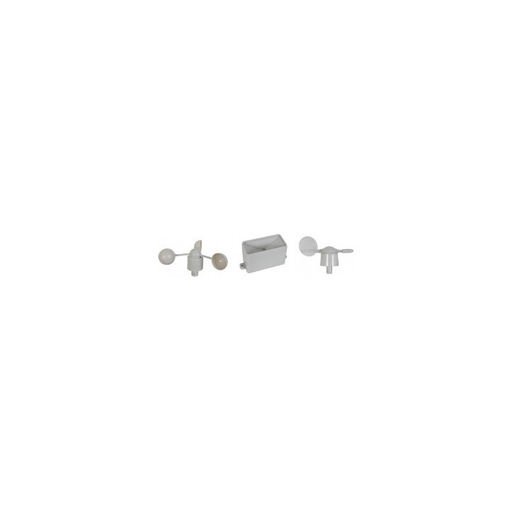 Pack anémomètre + pluviomètre + girouette