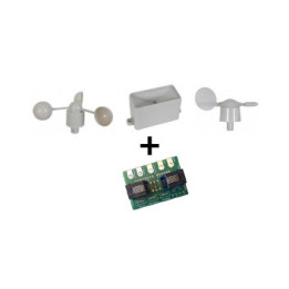 Pack anémomètre + pluviomètre + girouette compatible Grove / Arduino / Microbit