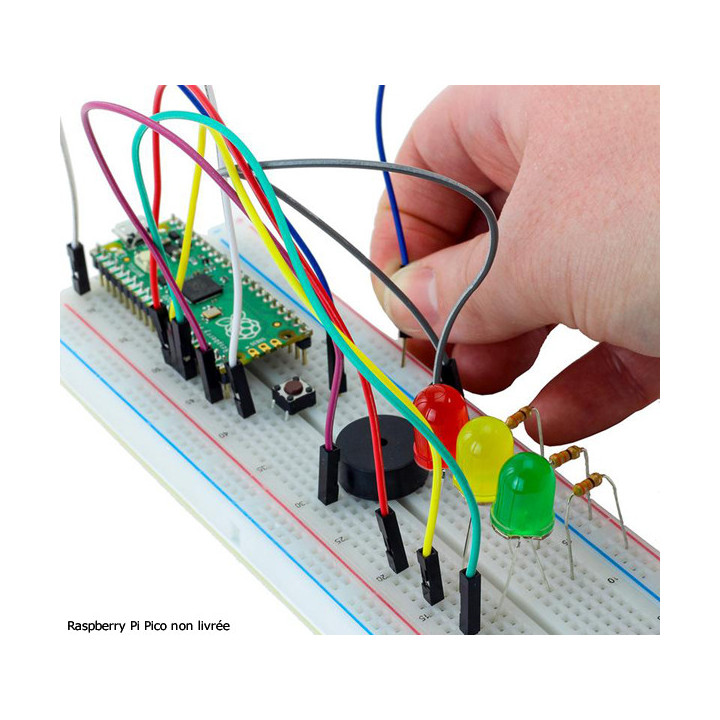 Exemple d'utilisation du starter kit DISCOVERY KIT Kitronik 5333 pour Raspberry Pi Pico