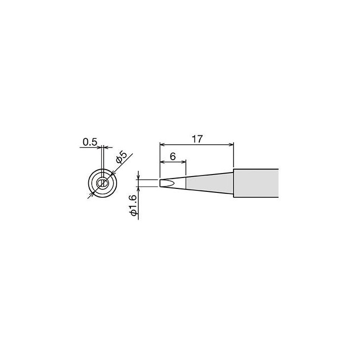 Panne 1,6mm pour fer CXR41