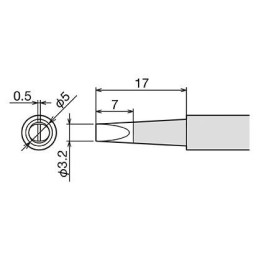 Panne 3,2mm pour fer CXR41