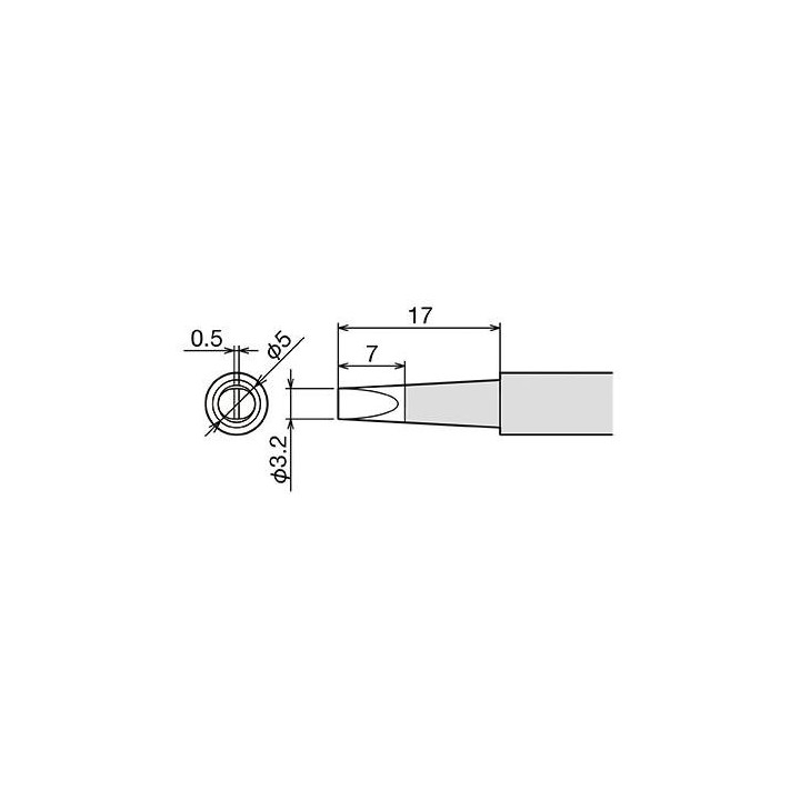 Panne 3,2mm pour fer CXR41