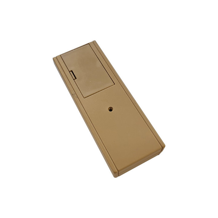 Coffret plastique 127 x 46 x 24 mm (marron clair)  - 2