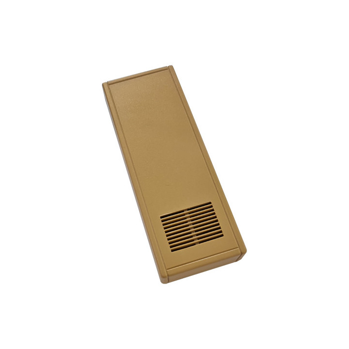 Coffret plastique 127 x 46 x 24 mm (marron clair)  - 1