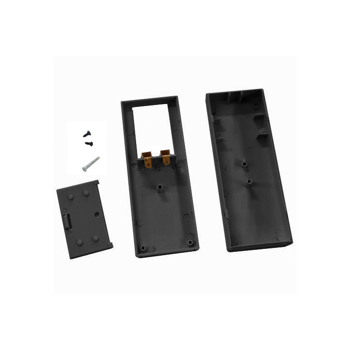Coffret plastique 127 x 46 x 24 mm (noir)  - 3