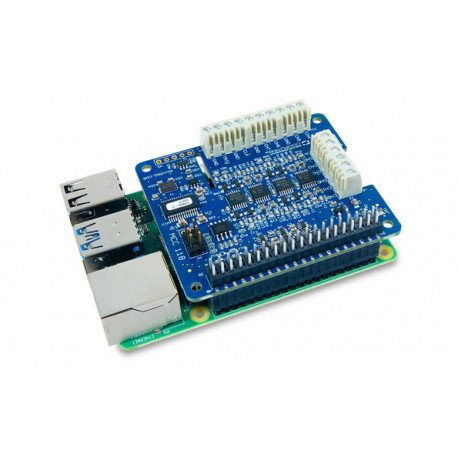 Exemple d'utilisation de platine DIgilent® mesure de tension DAQ HAT MCC118 avec une Raspberry PI