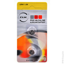 Pile bouton 1,5V type LR41/AG3 (2 pc)
