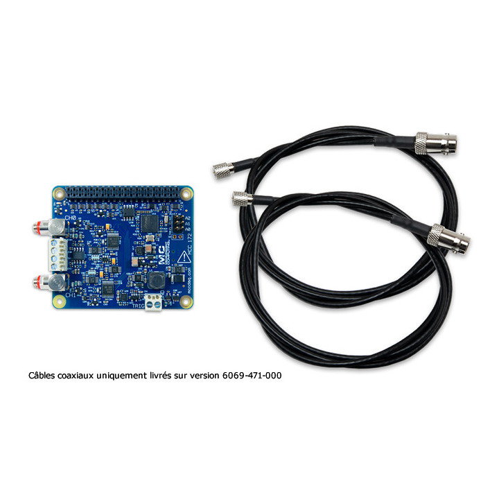 Platine DAQ HAT MCC172 mesure IEPE  - 4