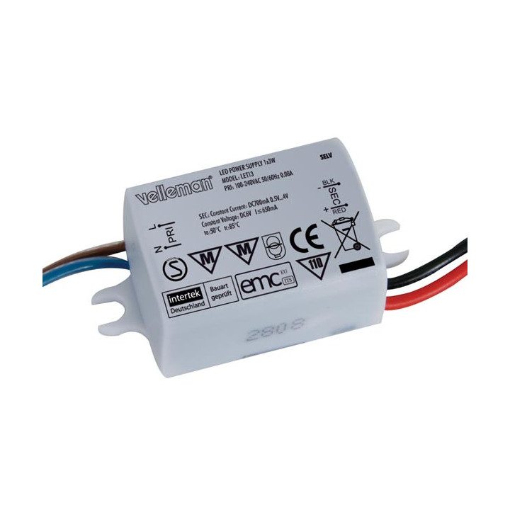 Driver pour 1 led 3W (700mA / 6V)  - 1