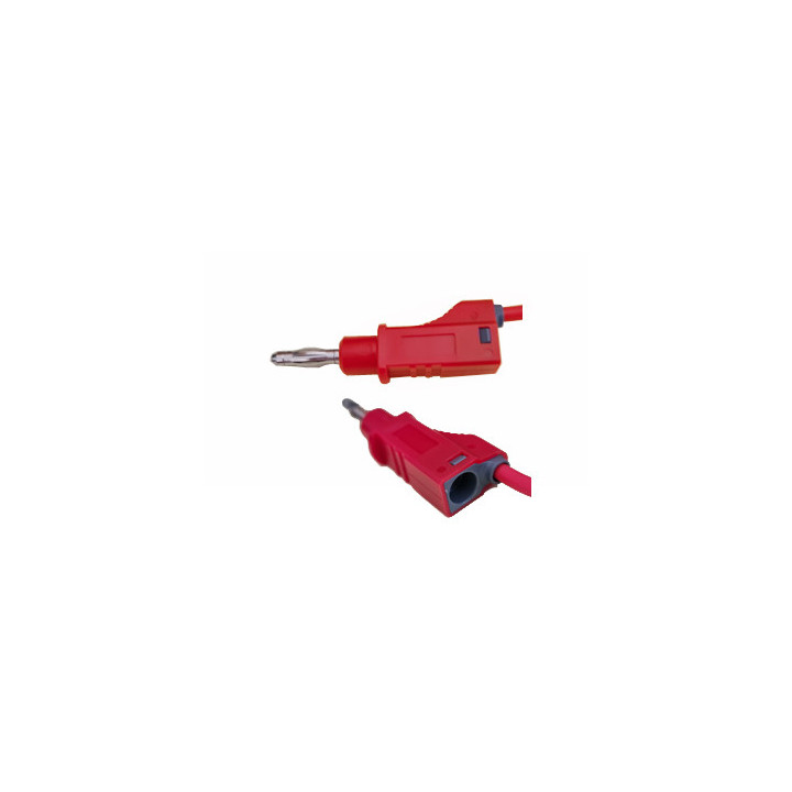Cordon banane mâle / mâle rouge (100 cm)