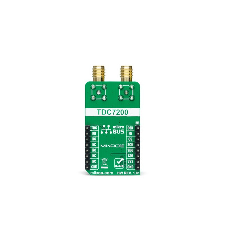 Vue arrière du module TDC click - MIKROE-4697