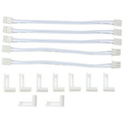 Cordons 2 contacts avec clip de montage - 1